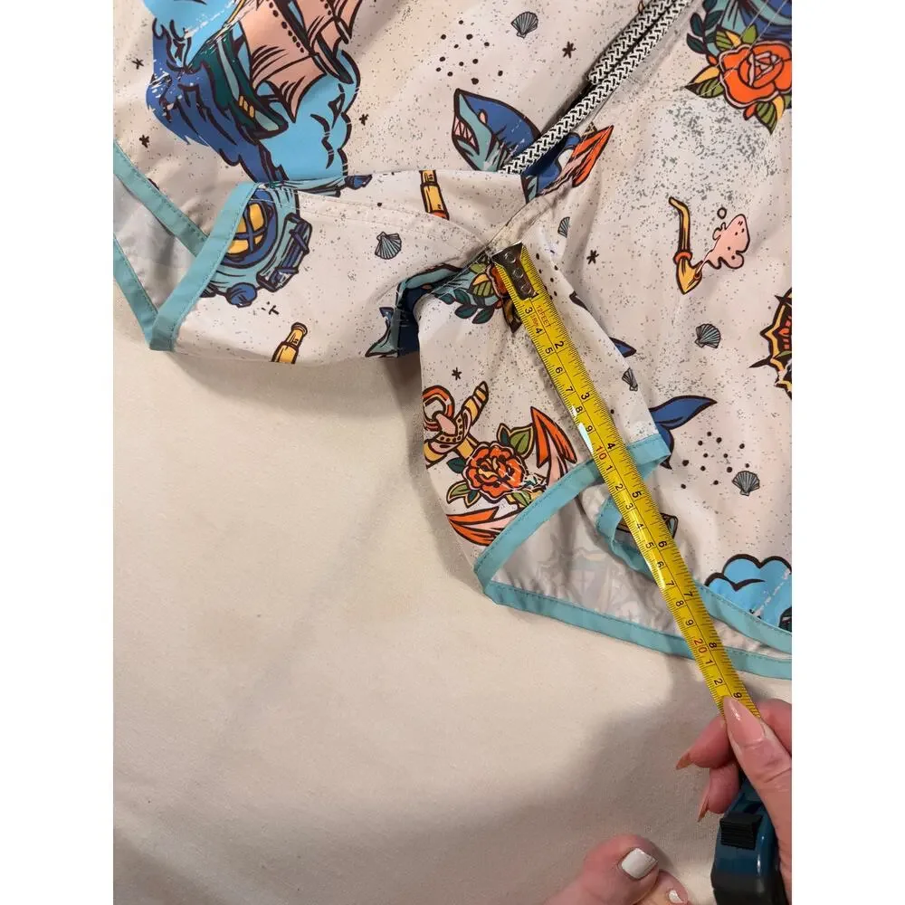 Maamgic SeaBorn Sea Voyage Nautical Print Swim Trunks Men's XL